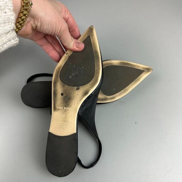 Tony Bianco Javier Flat in Black - Picture 8 of 9